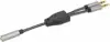 Adapter MANHATTAN, 3.5mm (Ž) na 2x 3.5mm (M), Y-razdjelni, 0.15m
