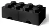 Lego Brick Drawer 8 crna