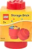 Lego Storage Brick 1 Round crvena