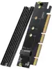 Ugreen M.2 PCIe NVME M-Key to PCIe 4.0 x16 adapter with cool