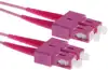 NFO Patch cord, SC-SC, Multimode 50 125, OM4, LSZH, 2mm, Duplex, 2m