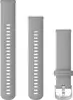 Zamjenski remen Garmin 20mm - Powder Gray (srebrna kopča)