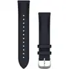 Zamjenski remen Garmin 20mm - Navy Blue Leather (srebrna kopča)