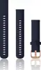 Zamjenski remen Garmin 18mm - Navy Blue (RoseGold kopča) - za vivomove 3S