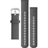 Zamjenski remen Garmin 22mm - Shadow Gray (srebrna kopča)