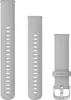 Zamjenski remen Garmin 18mm - Mist Gray (Silver kopča)