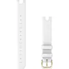 Zamjenski remen za Garmin Lily White Italian Leather
