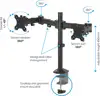Fellowes arm for 2 Reflex monitors (8502601)