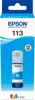 Epson EcoTank 113 - cyan - original - ink refill