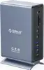 Docking station USB-C Thunderbolt 3, 15-in-1, 5xUSB-A, 2xTB3, 2xUSB-C, DP, RJ45, SD+TF, Power Supply, ORICO TB3-S4