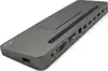 i-Tec USB-C Metal Ergonomic 4K 3x Display Docking Station + Power Delivery - docking station - VGA, HDMI, DP