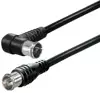 Transmedia Quick-F-plug straight - Quick-F-plug angled, 1,5 m