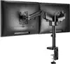 Full motion desk mount for 2 17-27" screens 7KG DS70-750BL2 Neomounts