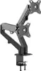 Full motion desk mount for 2 17-27" screens 7KG DS70-700BL2 Neomounts