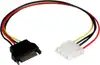 StarTech.com 12in SATA to LP4 Power Cable Adapter F/M - SATA