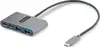 StarTech.com 4-Port USB-C Hub with 100W Power Delivery Pass-Through Charging, 2x USB-A + 2x USB-C, 5Gbps, USBC Hub w/ 1ft (30cm) Long Cable, Portable Laptop USB Type-C to USB-A/C Hub - USB 3.0 Expansi