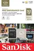 SanDisk Max Endurance microSDHC 32GB Class 10 U3 + Adapter