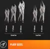VonHaus 5 Piece Locking Pliers Set