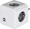 PowerCube Original 4 gniazda 2x USB szary
