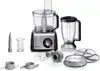 Bosch MC812M814 Foodprocessor MultiTalent 8 black/edelstahl