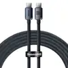 Kabel USB-C do USB-C Baseus Crystal Shine, 100W, 2m (crna)