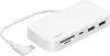 Belkin USB-C 6w1 z mocowaniem bijela