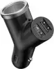 Baseus Car 2XUSB-A 3.4A + Cigarette Lighter Socket 40W, Black