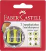 Šiljilo pvc s pvc kutijom 2rupe okruglo Faber-Castell 185498 blister