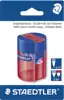 Šiljilo metalno s pvc kutijom 2rupe Staedtler 512 006 BK blister