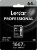Lexar SDXC 64GB Professional 1667x UHS-II U3
