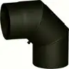 Koljeno dimovodno čelično 150mm/90o s otvorom