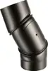 Koljeno dimovodno čelično 150mm/90o okretno s otvorom 30001417