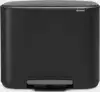 Brabantia pedal bin 3x11L black 121104