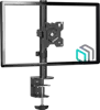 ONKRON Monitor Desk Mount for 13 to 34-Inch LCD LED OLED Screens up to 8 kg, Black