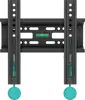 ONKRON Fixed TV Wall Mount for 17 to 43-inch Flat Panel TVs Digital Panels 30 kg, Black