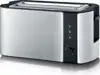 Severin AT 2590 toaster stainless steel brushed black