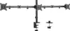 Gembird Adjustable desk 3-display mounting arm (rotate, tilt, swivel), 17”-27”, up to 7 kg
