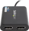 StarTech.com USB 3.0 to Dual DisplayPort Adapter 4K 60Hz, Di