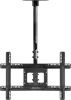 ONKRON Ceiling TV Mount Bracket Height Adjustable for 32 to 80 Inch LED LCD TVs, Black