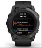 Pametni sat GARMIN Fenix 7X PRO Solar, GPS, multisport, Slate Gray SS, crni remen, 010-02778-01