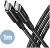 CC USB CM 2.0 <> USB CM, 1,0 m, Crna, HQ, BUCM-CM10AB