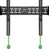 ONKRON Fixed TV Wall Mount for 43 to 85-inch Flat Panel TVs Digital Panels 68,2 kg, Black