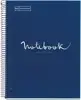 Kolegij blok Miquelrius A4 90g 80L spiralni kocke emotions mornarsko plavi 46046