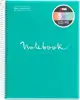 Kolegij blok Miquelrius A4 90g 120L spiralni crte emotions PP tirkizni 48570
