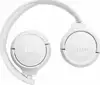 JBL Tune 520BT Bluetooth on-ear wireless headphones, white.