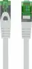 PATCHCORD KAT.7 S/FTP LSZH CU 10M siva FLUKE PASSED LANBERG