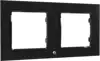 Home Shelly Accessories "Wall Frame 2" Wandtaster Rahmen 2-fach Schwarz