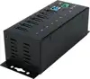 StarTech.com 7-Port USB 3.0 Hub - Metal Industrial USB-A Hub with ESD Protection & 350W Surge Protection - Din Rail, Wall or Desk Mountable - TAA Compliant USB Expander Hub (ST7300USBME) - hub - 7 por