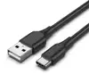 Vention USB 2.0 A Male to C Male 3A Cable 0,5m, Black