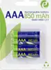 Gembird Rechargeable AAA instant batteries (ready-to-use), 850mAh, 4pcs blister pack